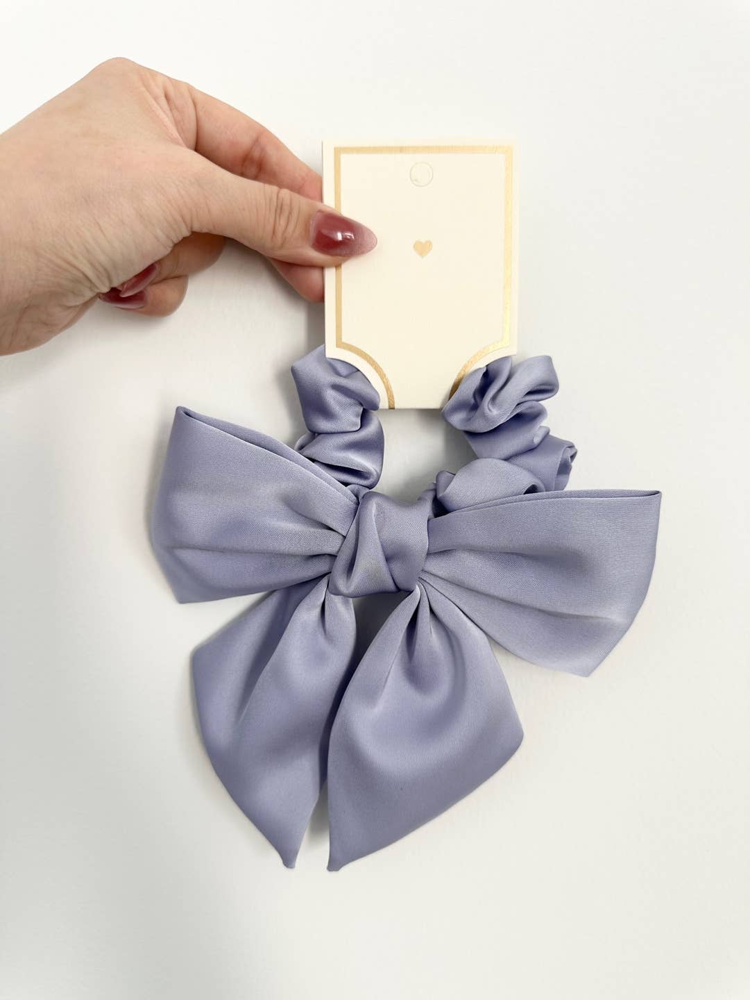 Elegant Satin Bow Scrunchies / Hair Tie - GENESIS