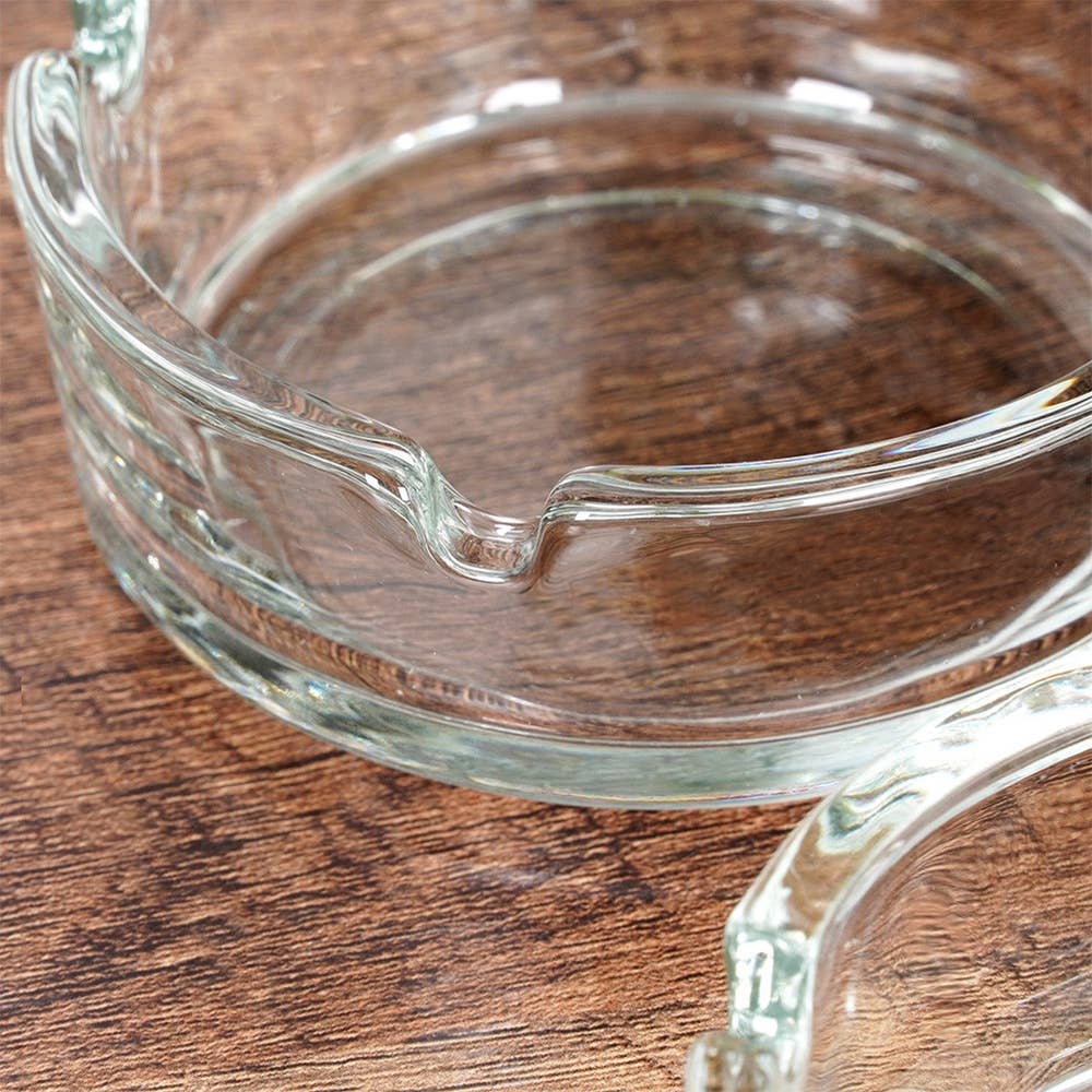 Ashtray Glass 8 cm 2 pcs 568122