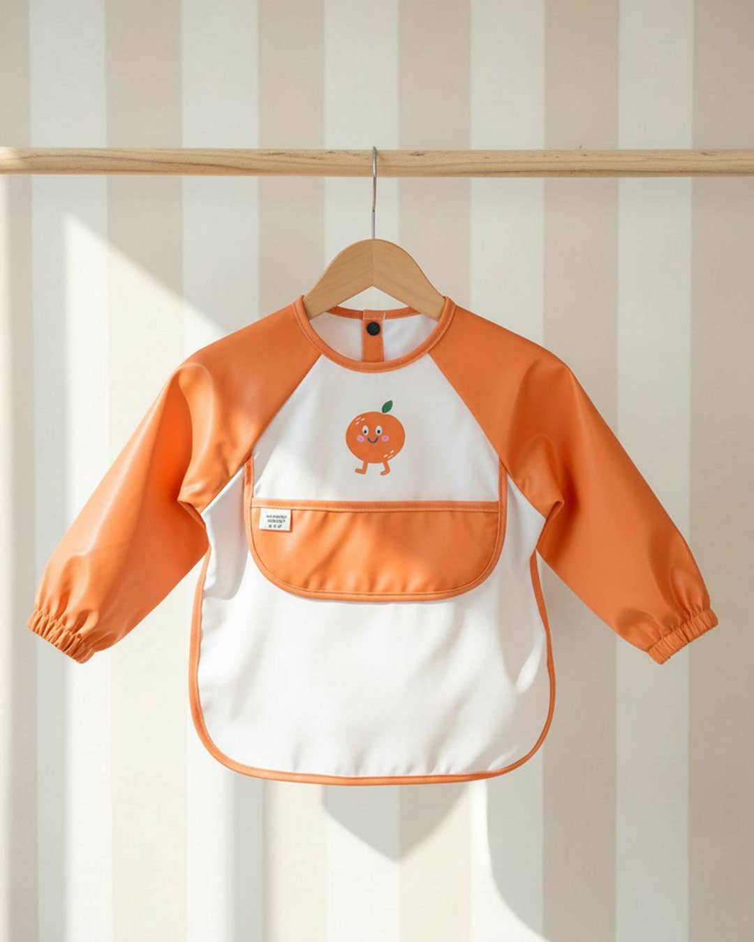 Maé the Bib Apron: Pink / S (3-18 months)