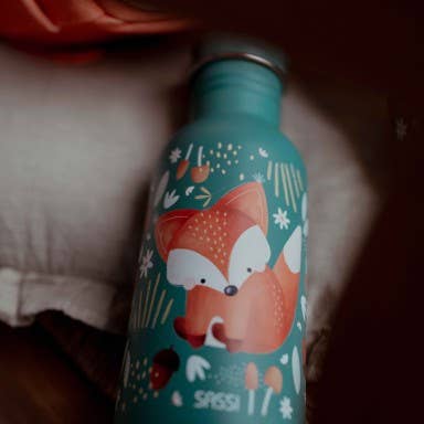 Stainless Steel Bottle - 500 ml - Crunchy The Fox