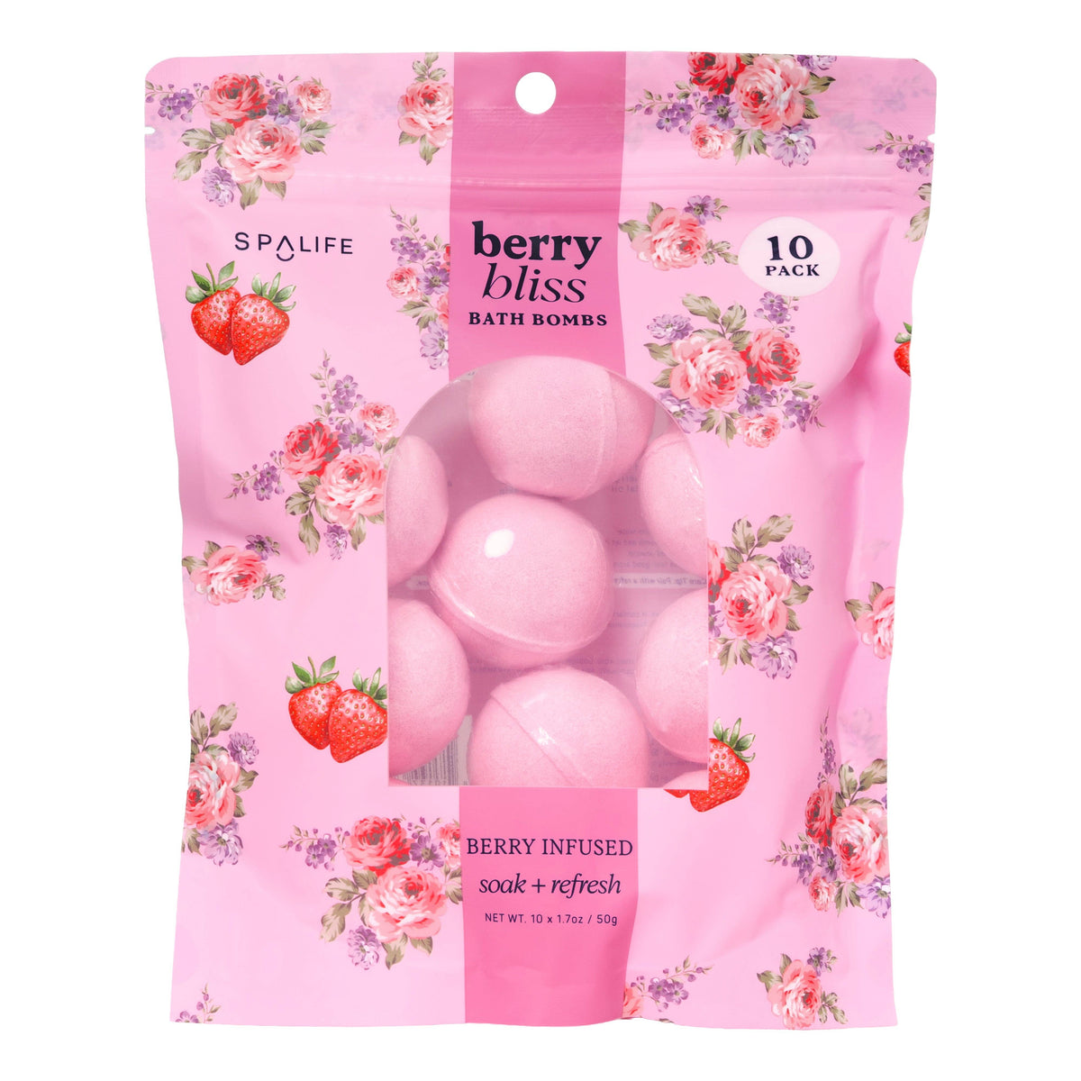 Berry Bliss Bath Bombs Set– 10 Pack | Exclusive on Faire