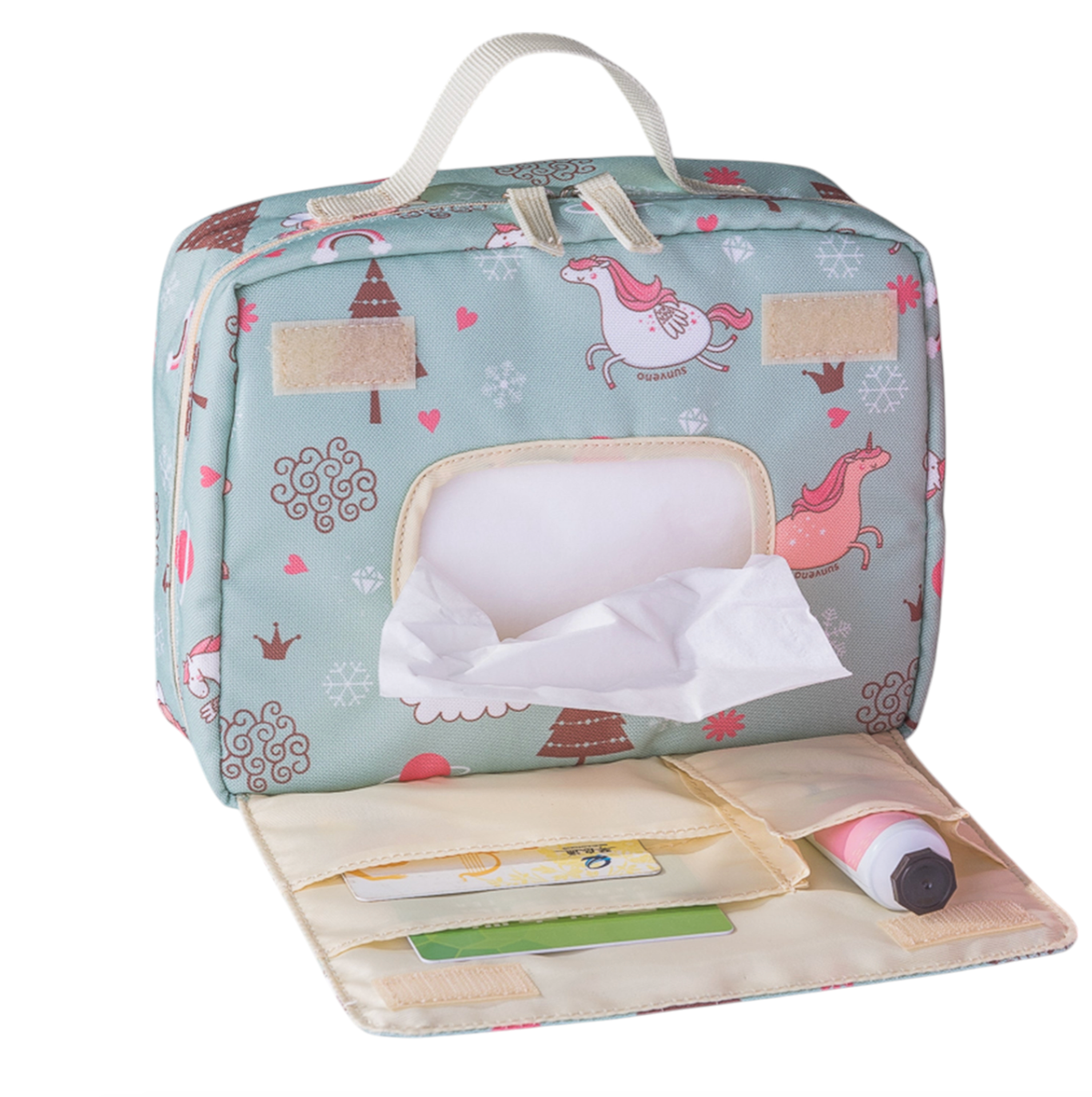 Diaper Changing Bag: Gray / Large