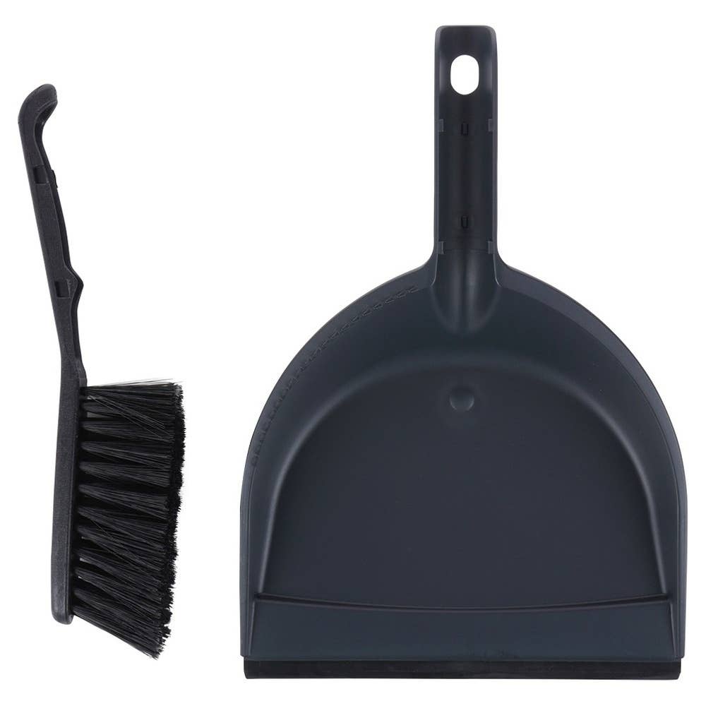 Dustpan and Brush Set Black 779063