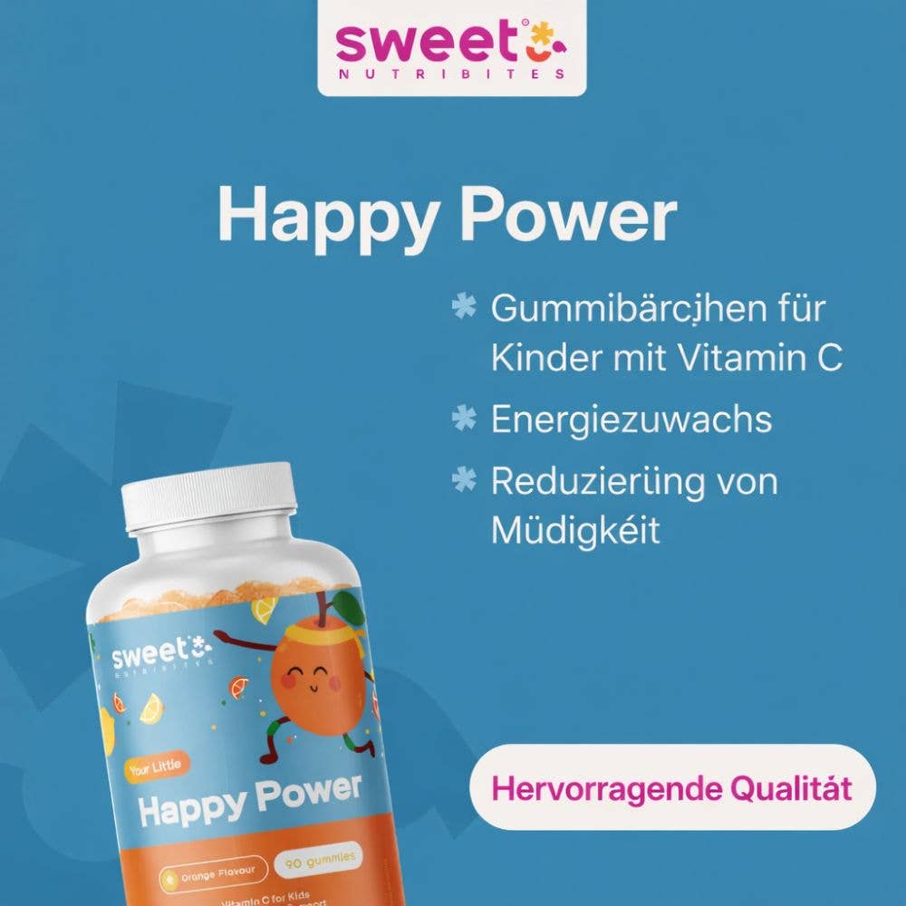 Sweet Nutribites | Happy Power kids' gummies with vitamin C