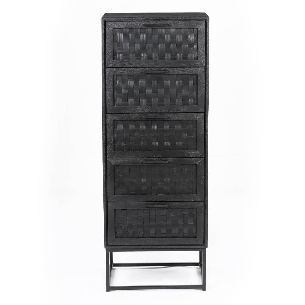 Maeve black sideboard 5 drawers