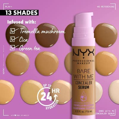 NYX Professional Makeup Bare With Me Serum RICH Concealer 0.32oz - New