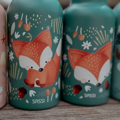 Stainless Steel Bottle - 500 ml - Crunchy The Fox