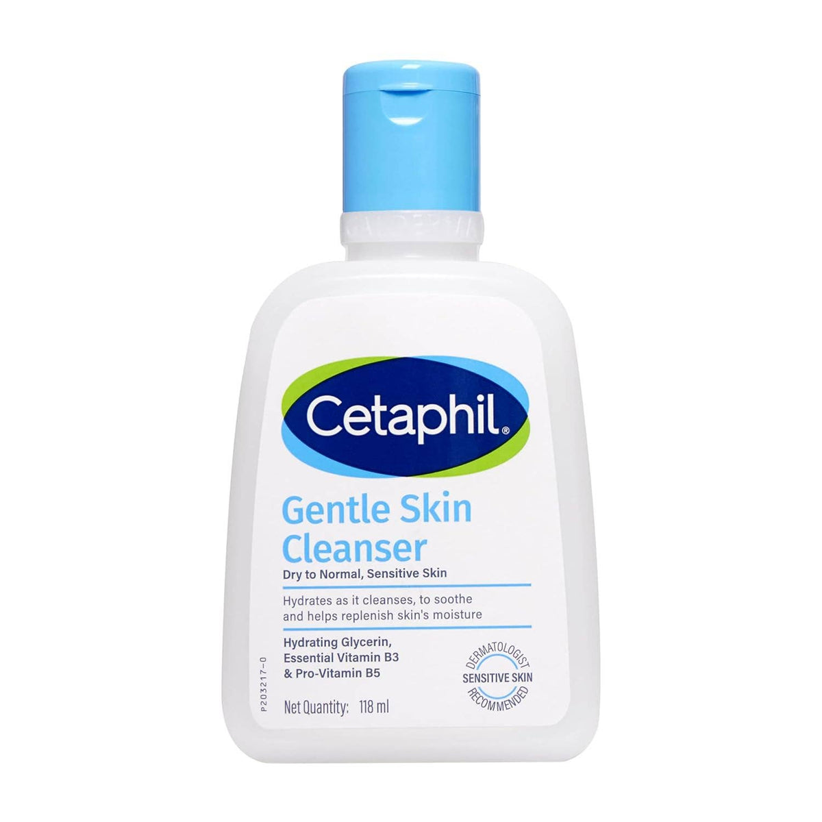 Cetaphil Paraben, Sulphate-Free Gentle Skin Hydrating Face Wash Cleanser with Niacinamide, Vitamin B5 for Dry to Normal, Sensitive Skin: 500 ml