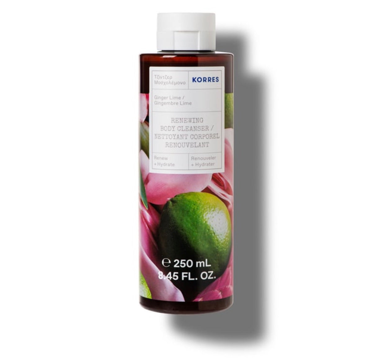 Korres – Ginger Lime Shower Gel 250ml