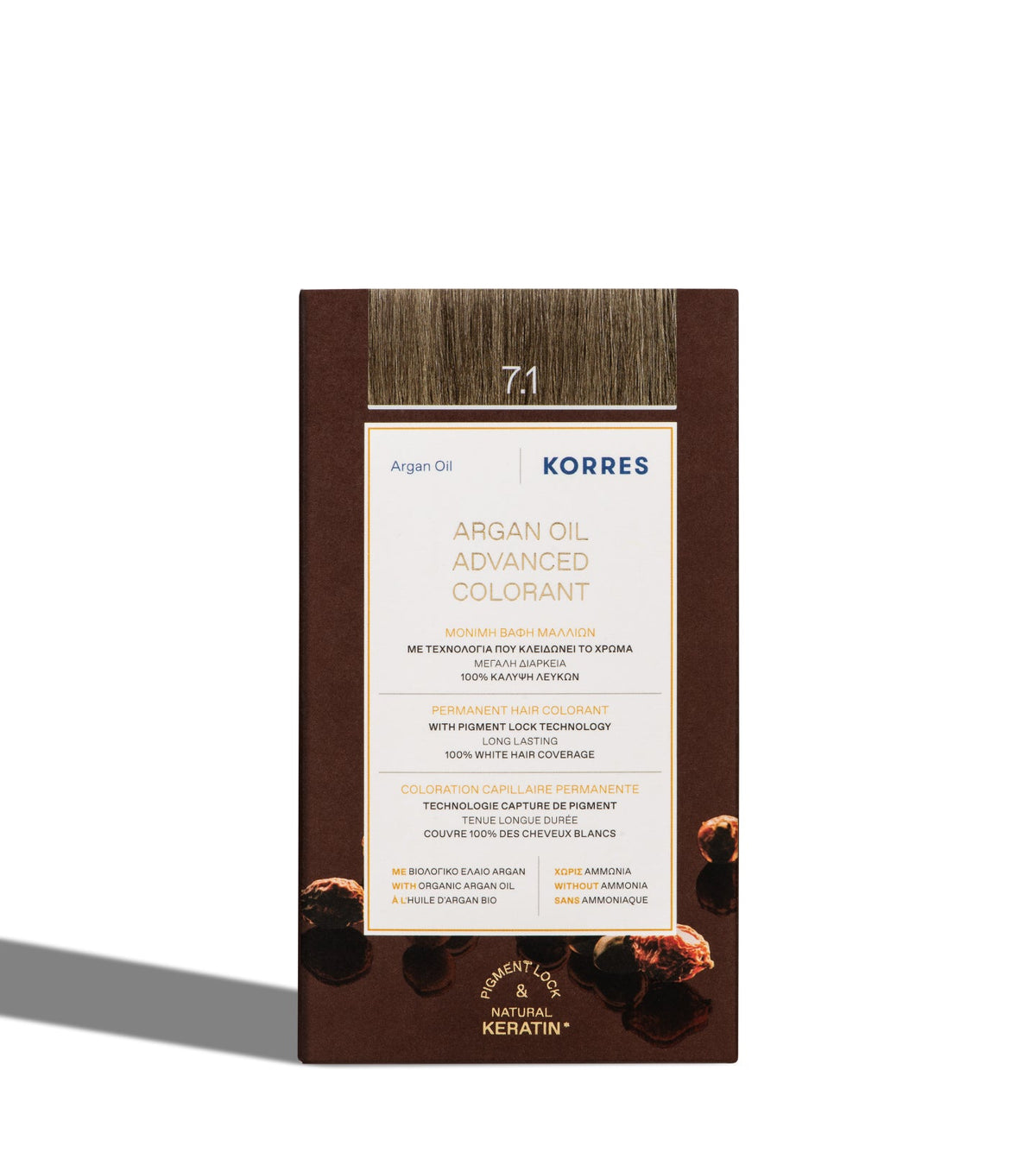KORRES Argan Oil Advanced Colorant 7.1 Ash Blonde
