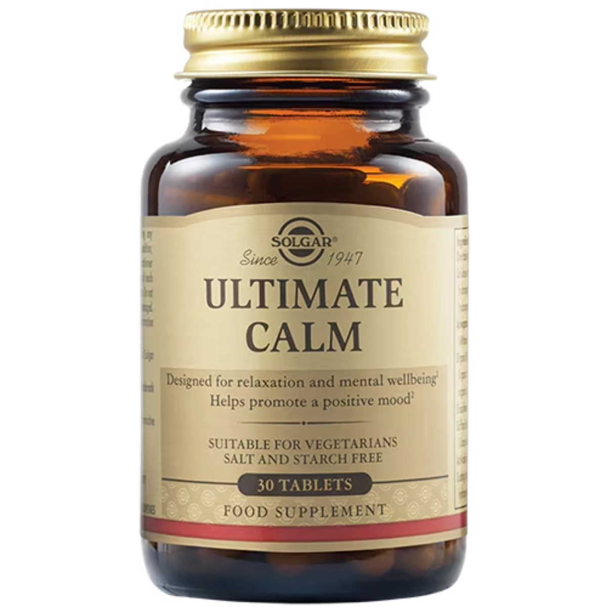 Solgar Ultimate Calm Tablets - Natural stress relief and emotional balance.