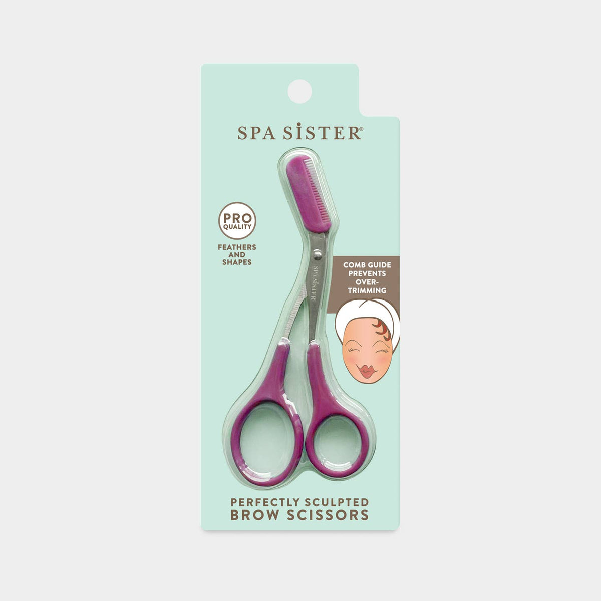 Brow Grooming Scissors: Black