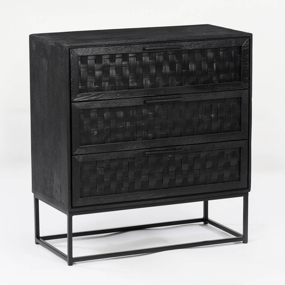 Maeve black sideboard 3 drawers