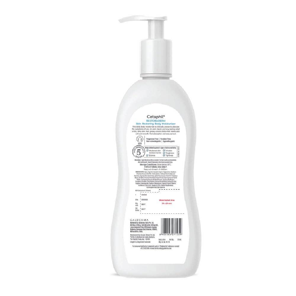 Cetaphil Restoraderm Body Moisturizer, Shea Butter, 295 ml