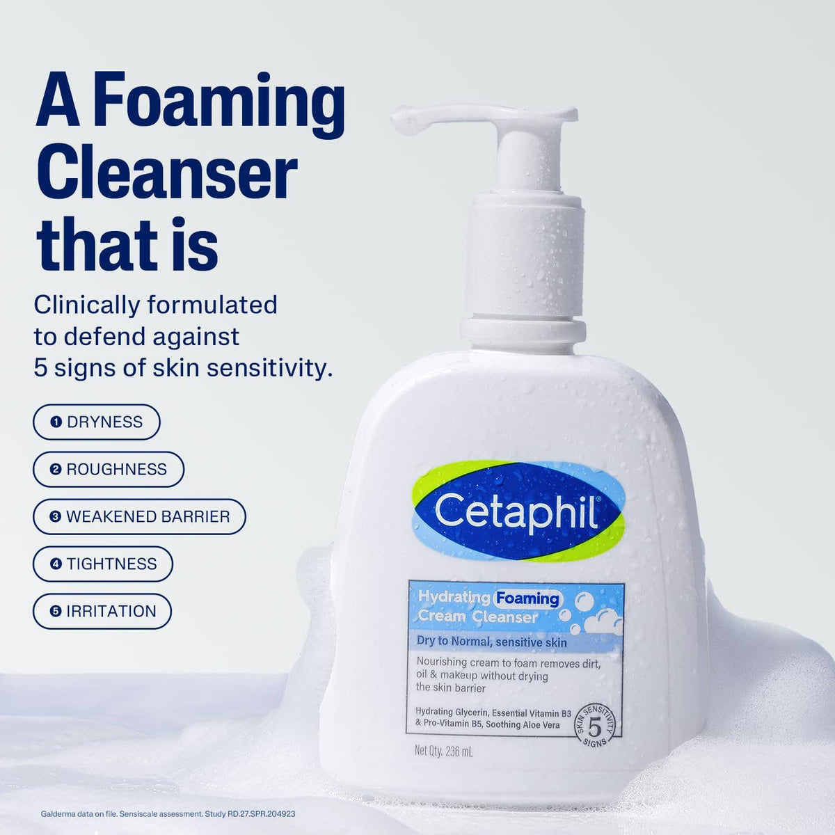 Cetaphil Hydrating Foaming Face Wash | 236 ml