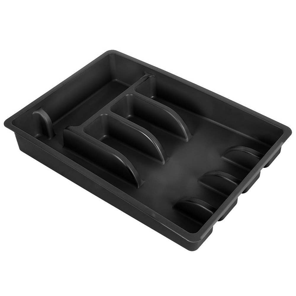Cutlery Drawer Organiser Black 36x25.5 cm 229048-C