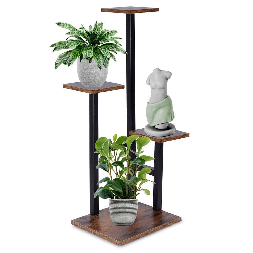 Plant Stand Metal 4-Level 84 cm 569822