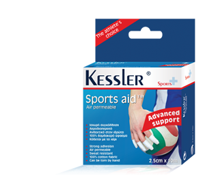 Kessler Sports Aid adhesive sports tape 2.5 cm x 10 m – official product packaging