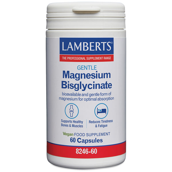 Lamberts Gentle Magnesium Bisglycinate 60 Capsules