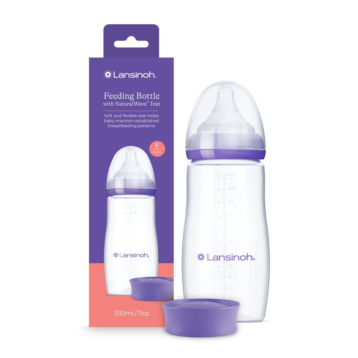 Lansinoh Feeding Bottle Fast Flow 330ml
