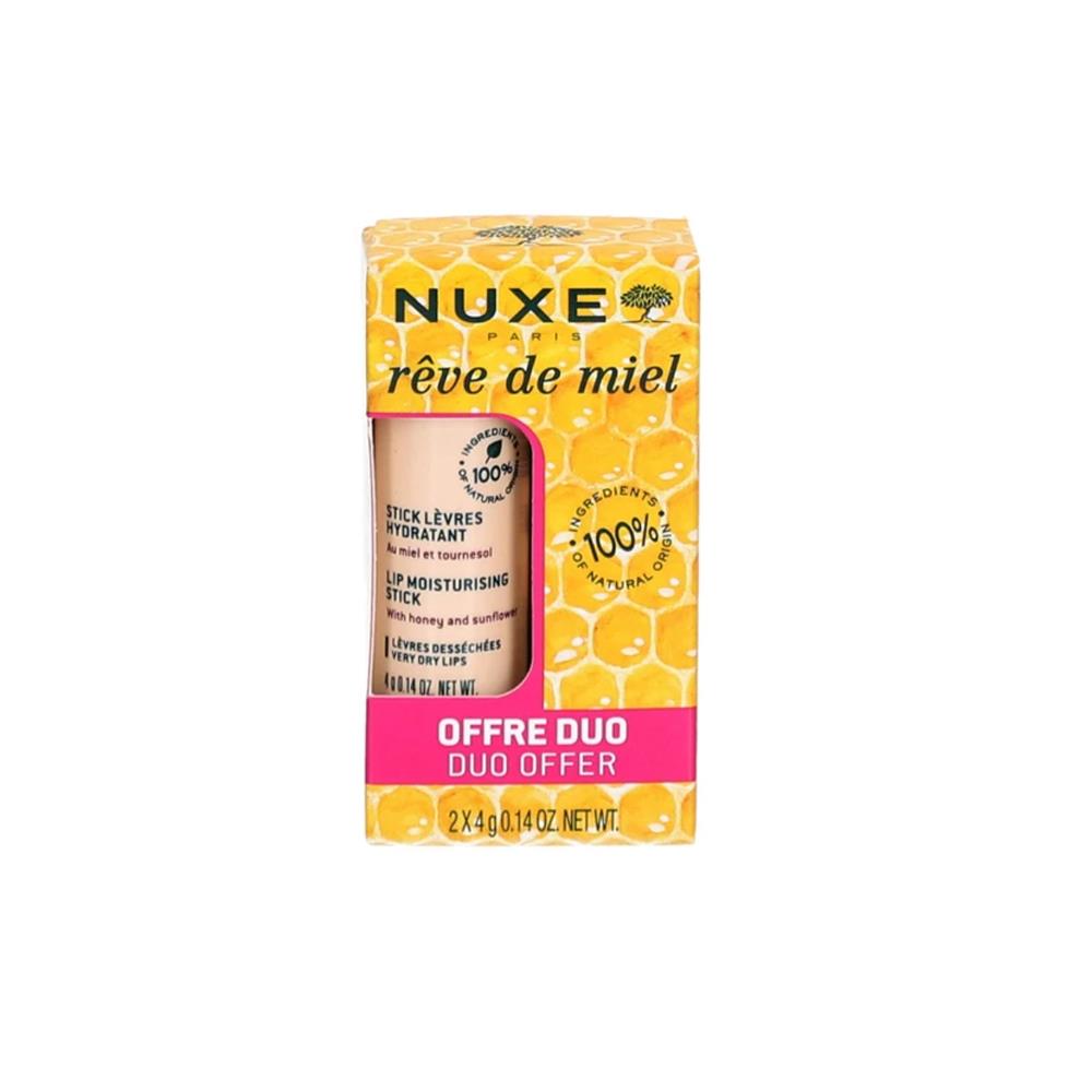 NUXE Rêve de Miel Lip Moisturising Stick Duo 2 × 4g