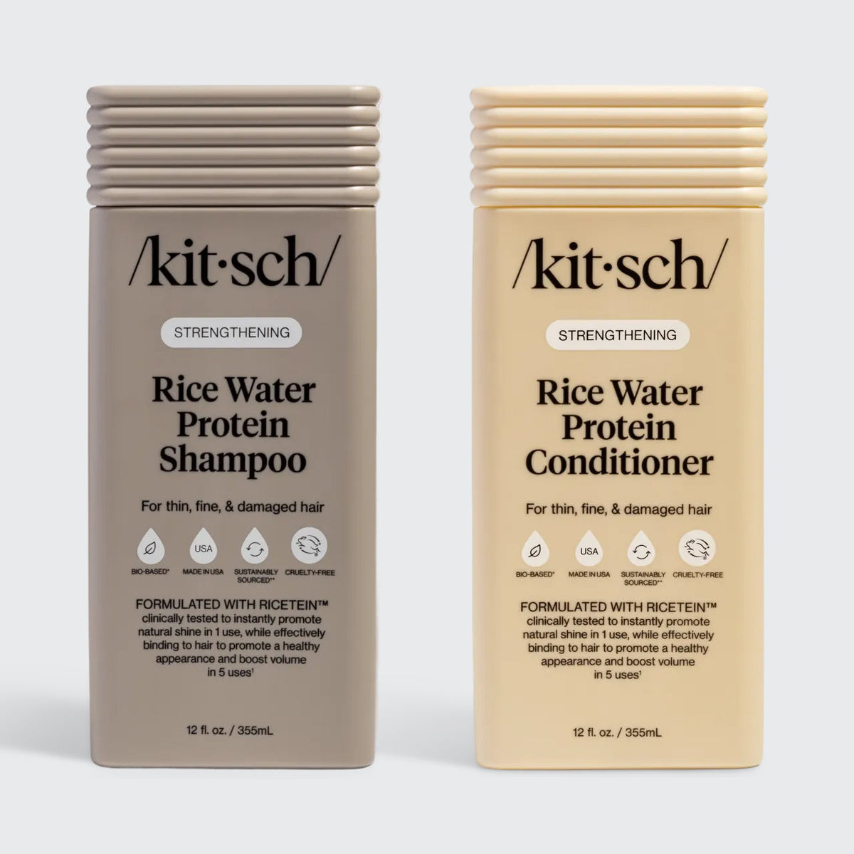 Kitsch Strengthening Rice Water Shampoo & Conditioner Combo