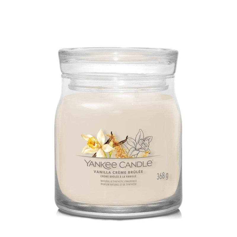Yankee Candle Vanilla Crème Brûlée – Signature Medium Jar 368g