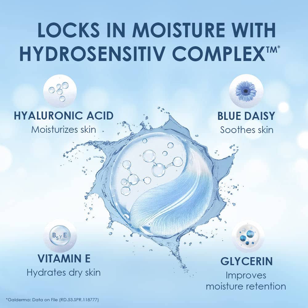 Cetaphil Optimal Hydration Replenishing Night Cream, 50g | Lightweight & Fast Absorption | Hyaluronic Acid, Blue Daisy Extract, Niacinamide