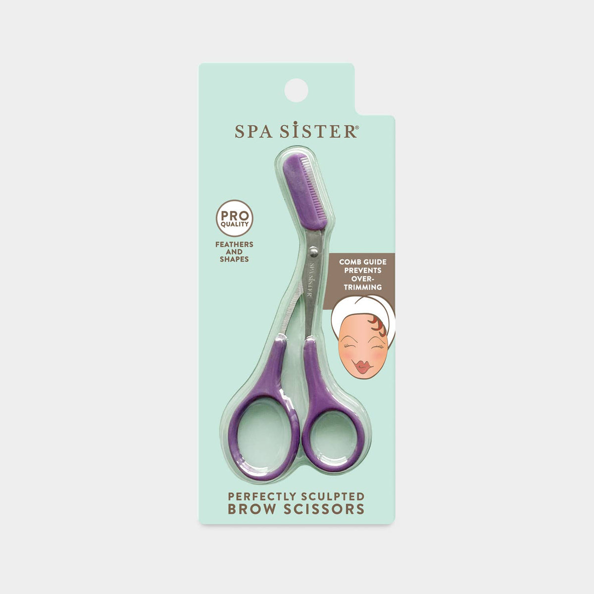 Brow Grooming Scissors: Black