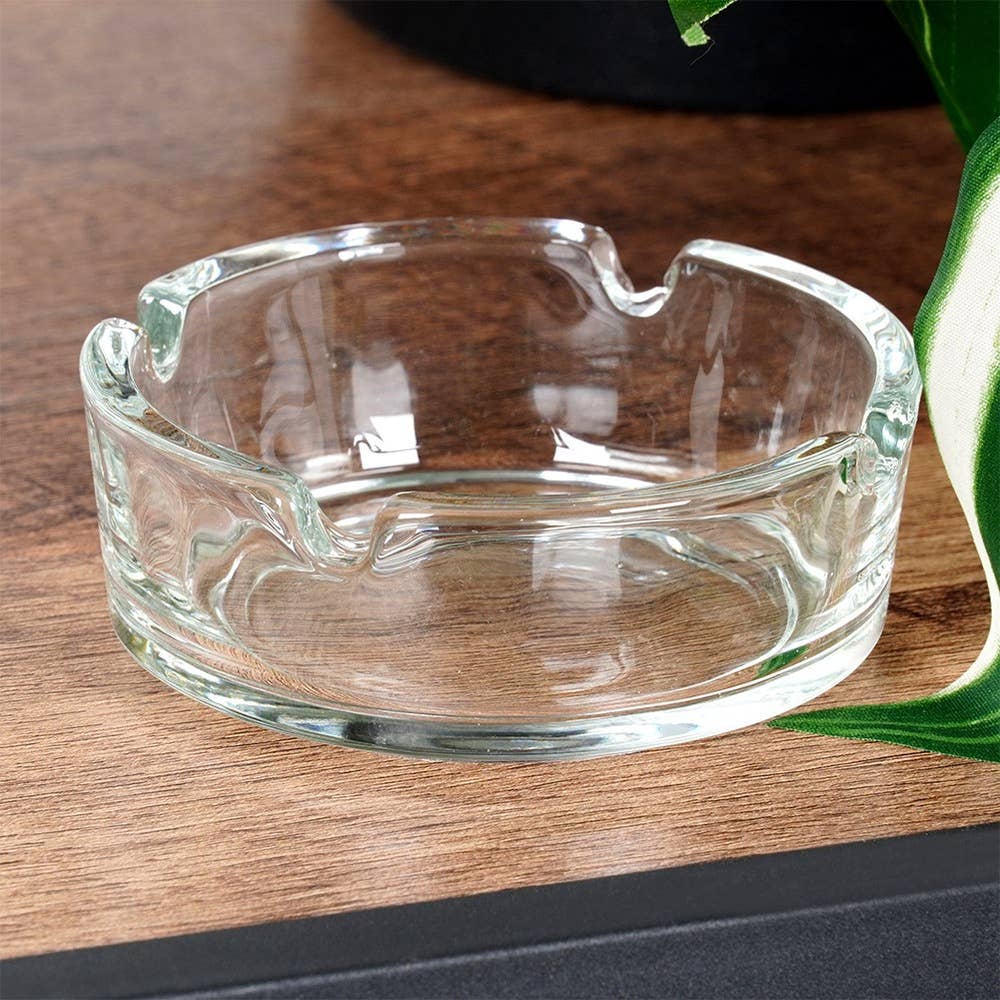 Ashtray Glass 8 cm 2 pcs 568122