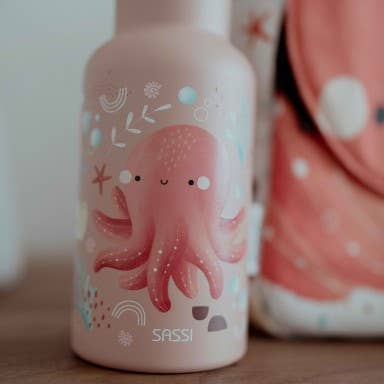 Stainless Steel Bottle - 500 ml - Slurpy The Octopus