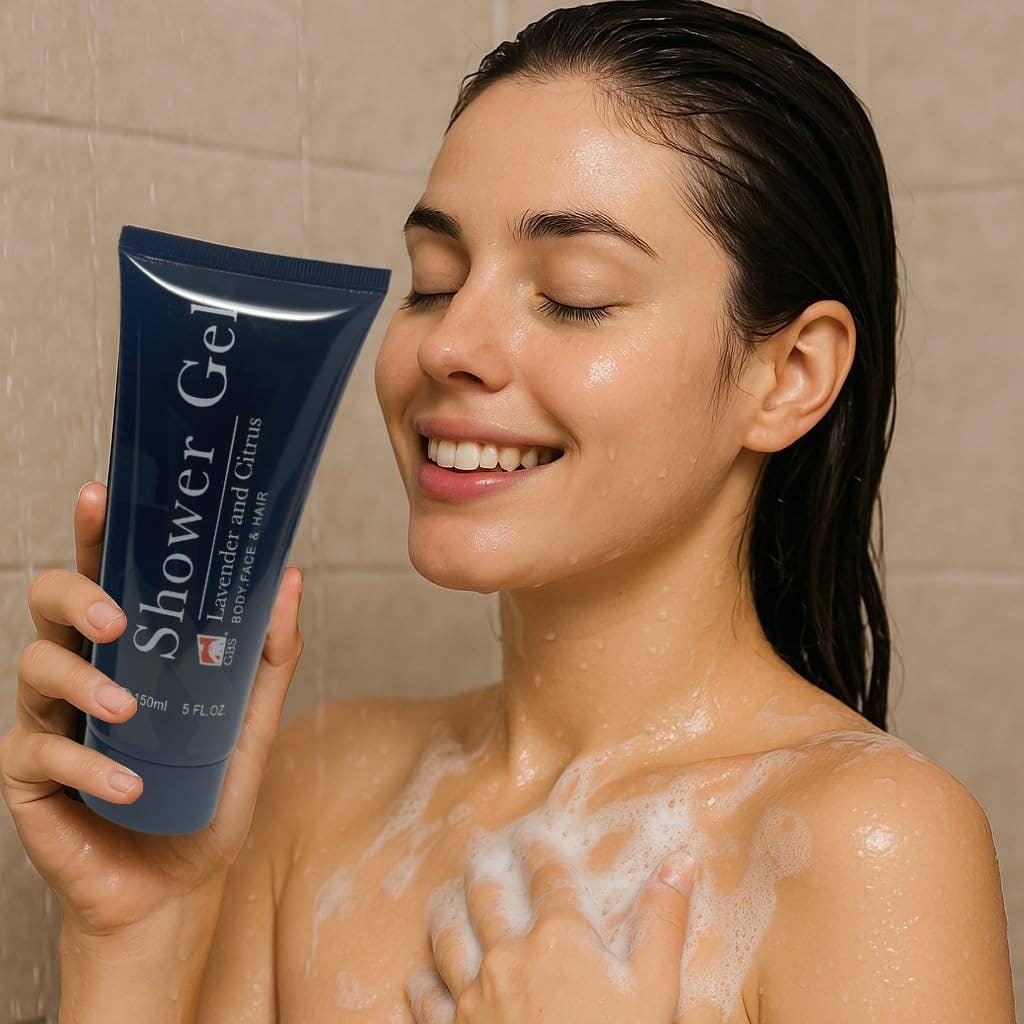 GBS Lavender & Citrus Shower Gel Tube 5 oz With Box