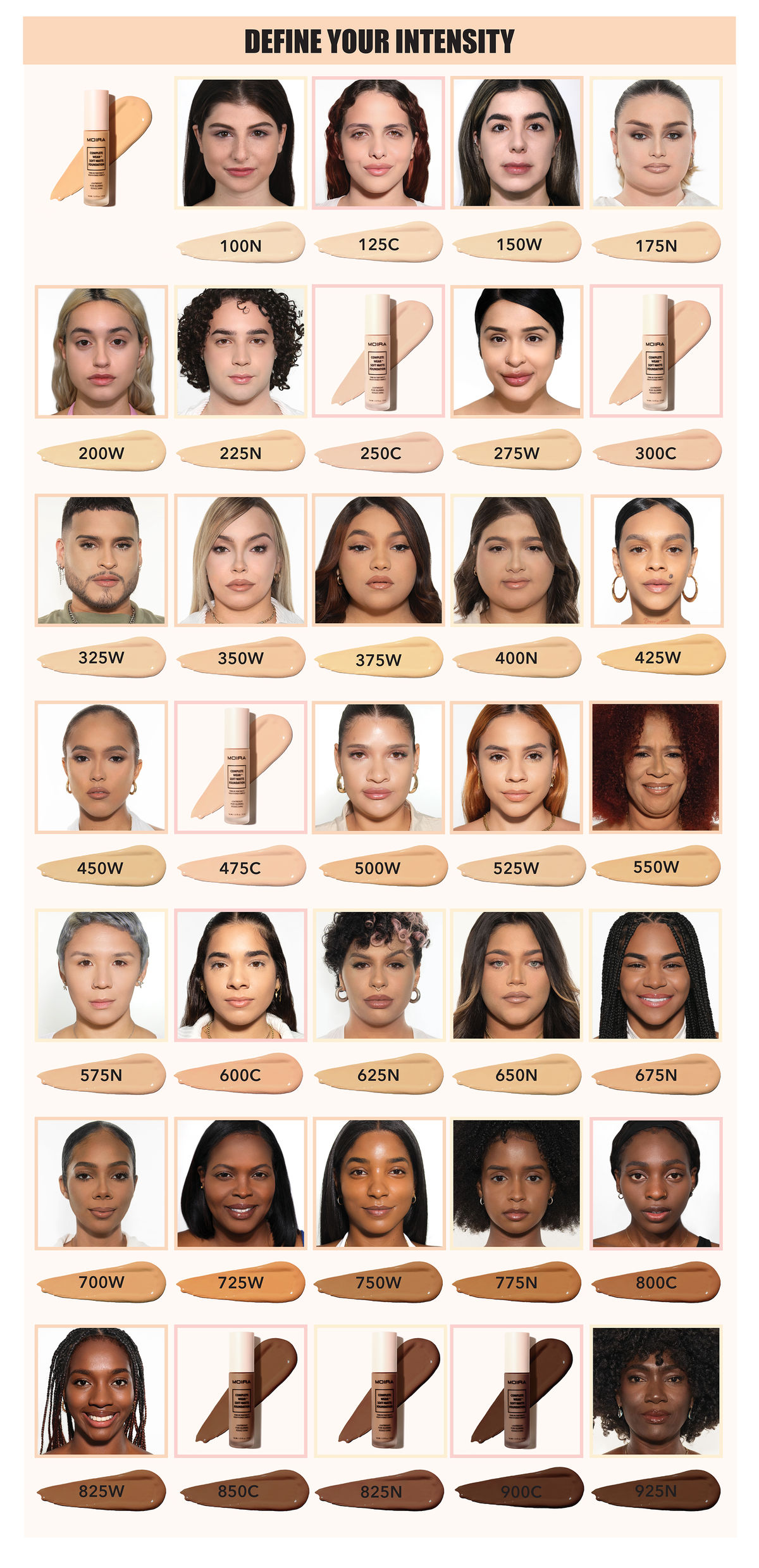 Makeup Display Complete Wear Soft Matte Foundation 28pcs