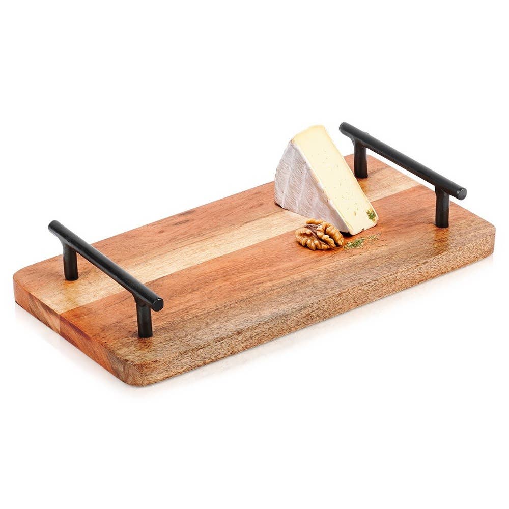 Serving Tray Wooden with Handles 30x15.5 cm 139741