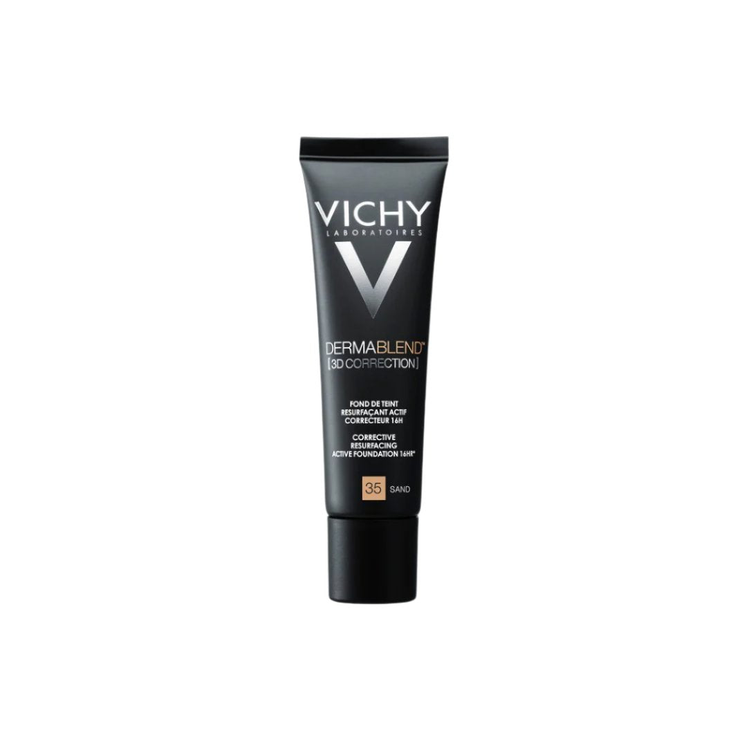 Vichy Dermablend [3D Correction] Foundation - High coverage foundation for acne-prone skin, 16-hour matte finish.