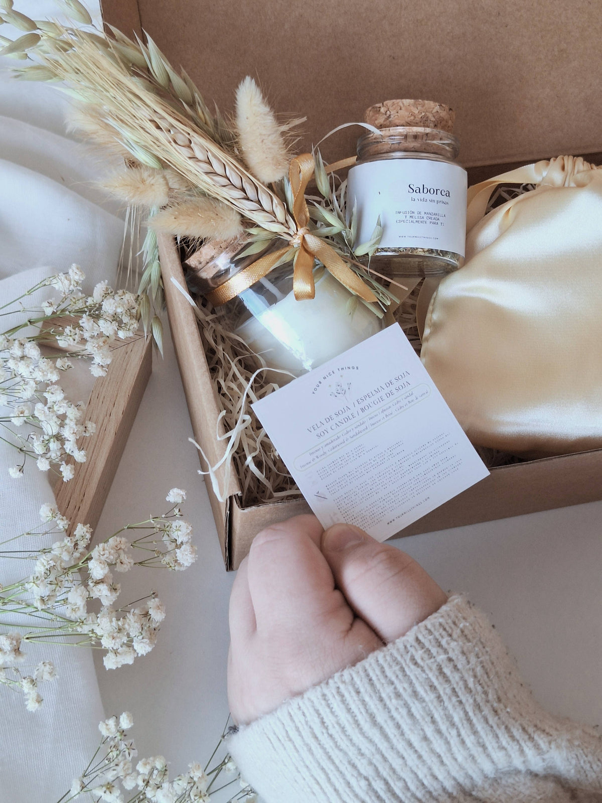Soy candle gift pack "You deserve what you dream of..": English