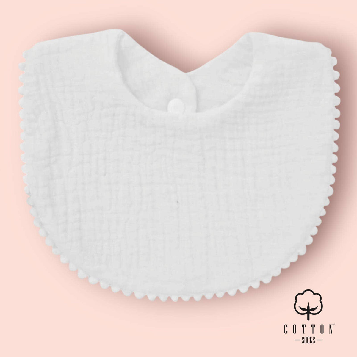BAO-05 Organic Cotton Bib double has 2 fabrics 25X11 cm: 6
