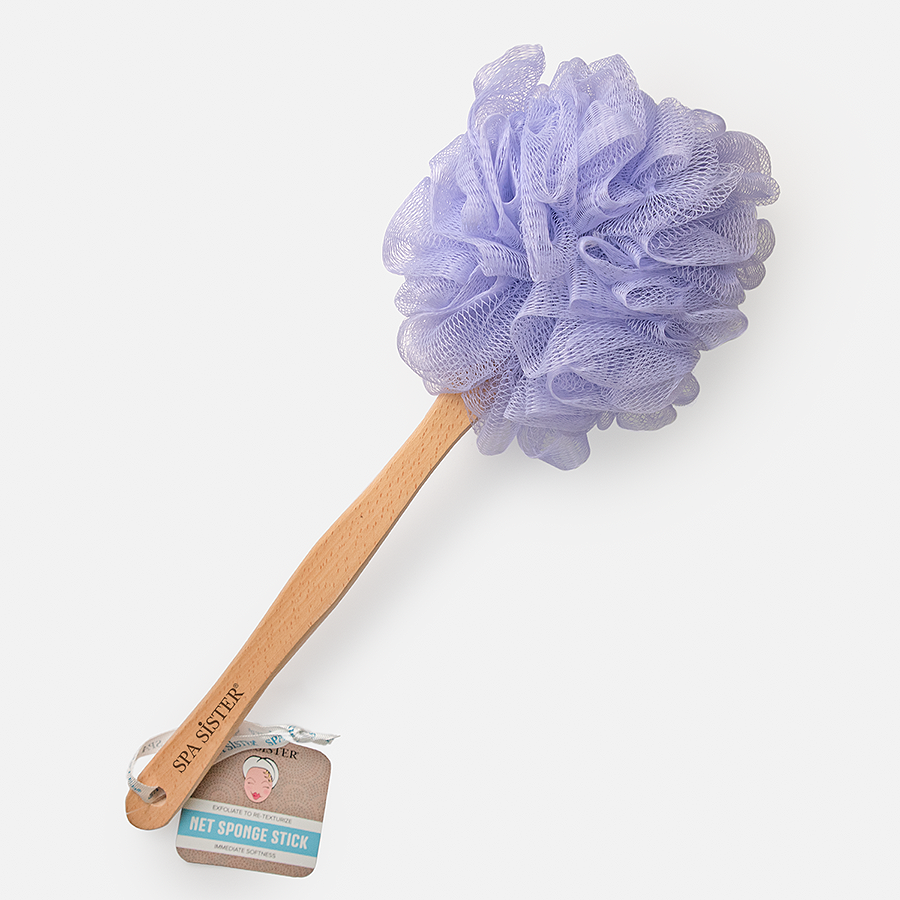 Net Sponge Stick (Beechwood): Green