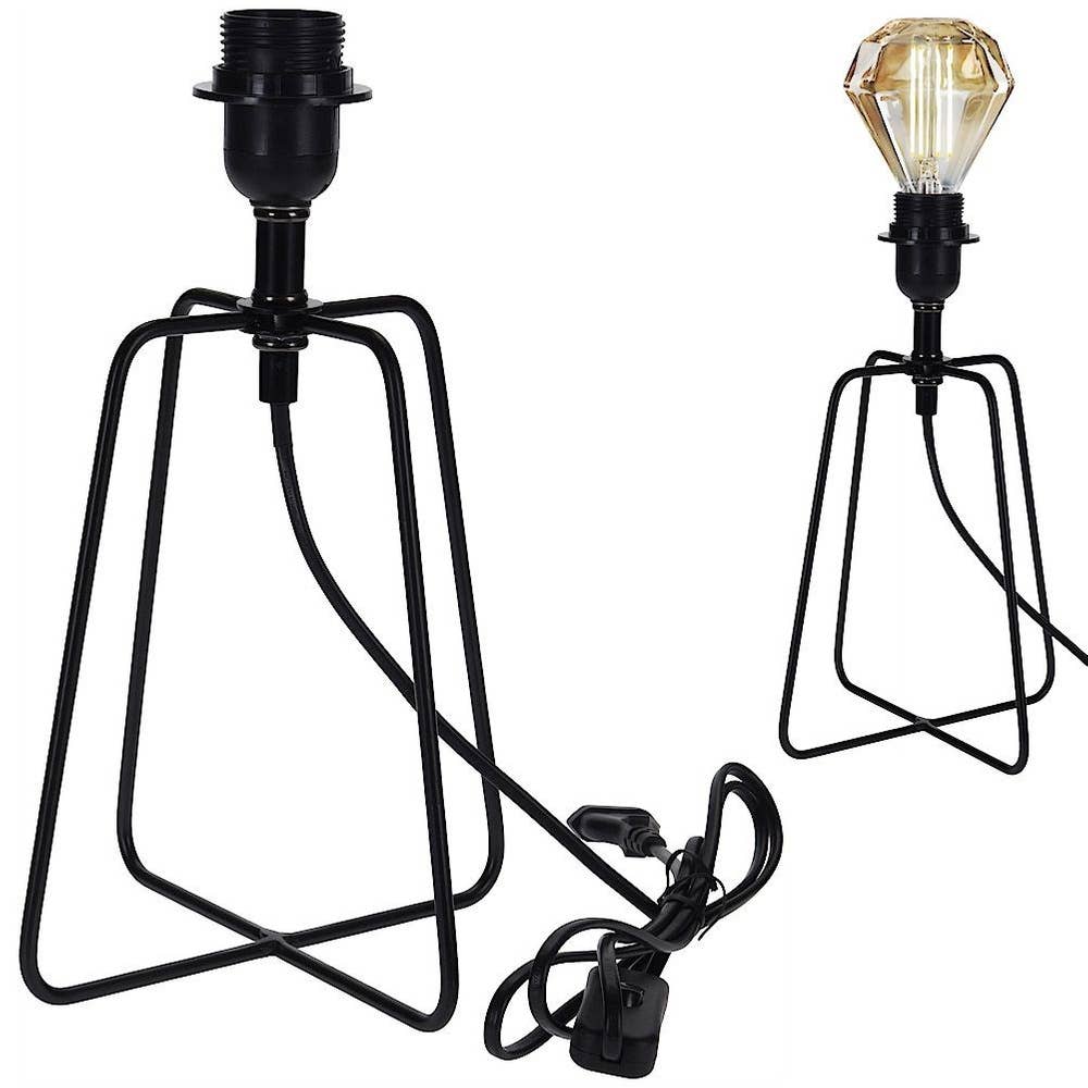 Table Lamp Metal Black 21 cm 569043
