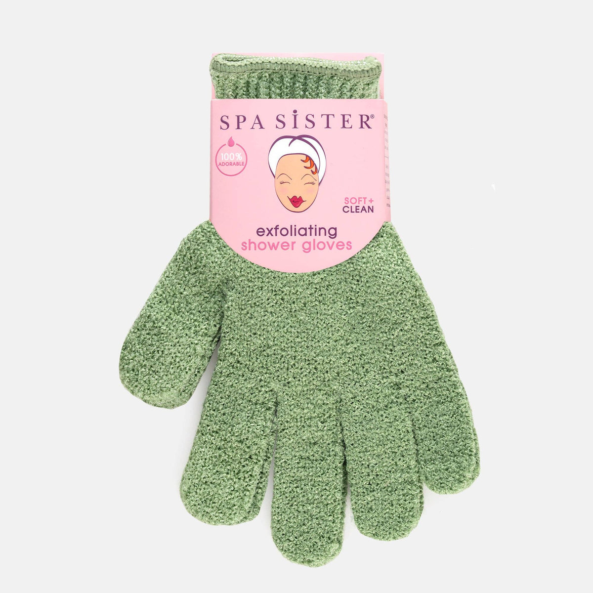 Exfoliating Shower Gloves 1pr.: BEIGE