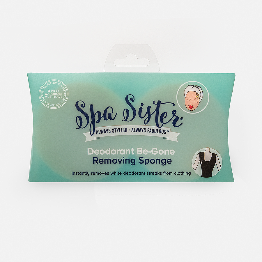 Deodorant Be-Gone Removing Sponges - Two Pack