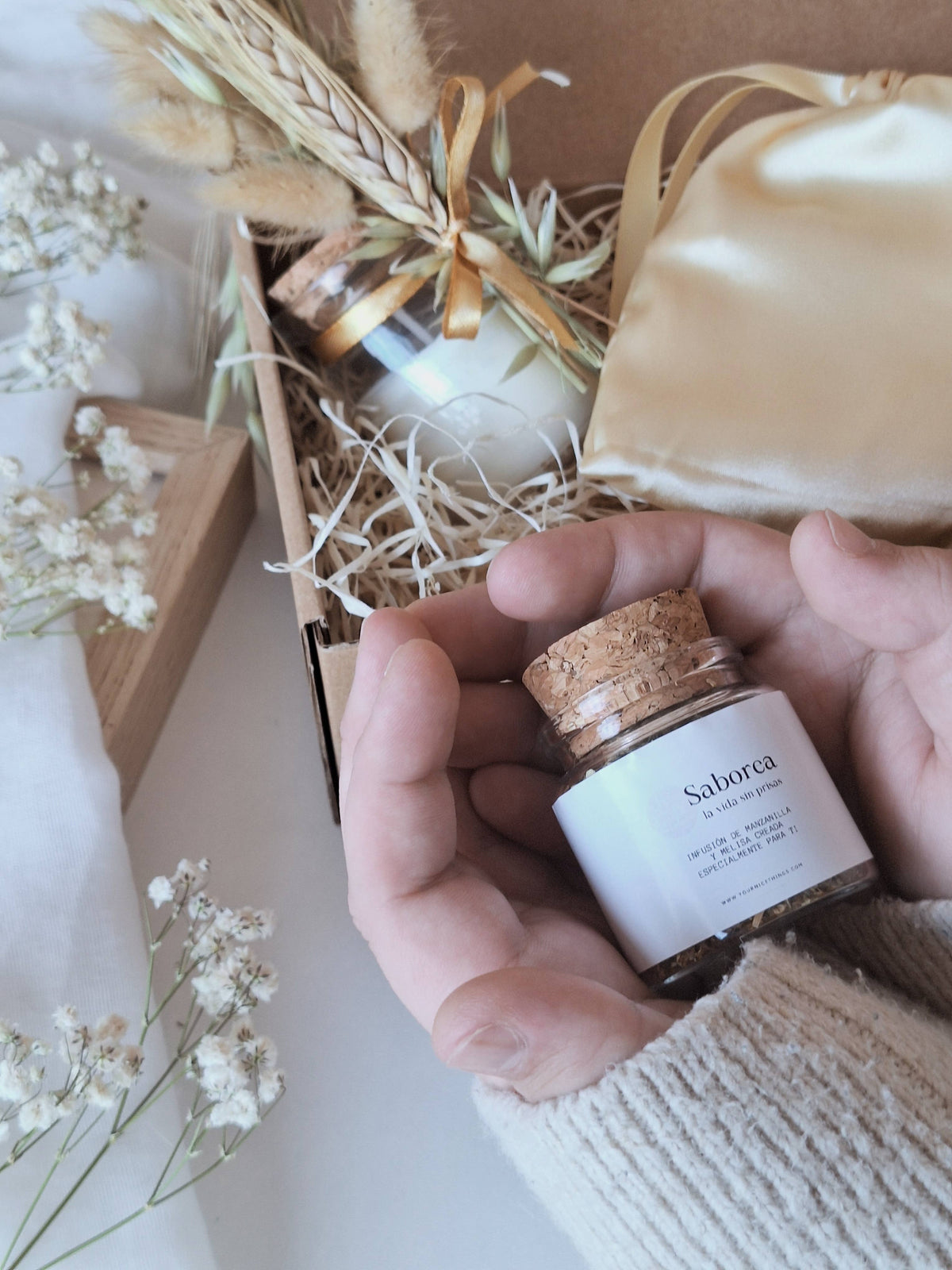 Soy candle gift pack "You deserve what you dream of..": English
