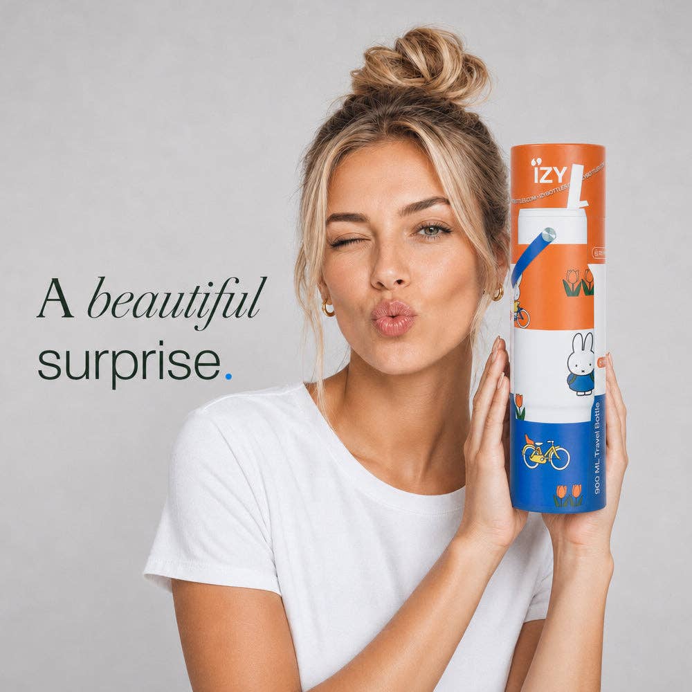 IZY Bottle 900ml x Miffy - Flag: Red, White & Blue