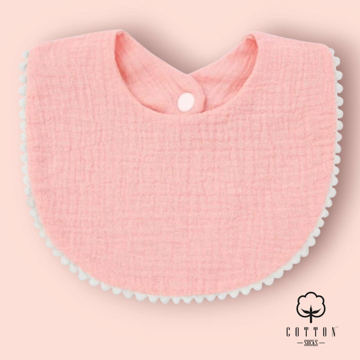 BAO-05 Organic Cotton Bib double has 2 fabrics 25X11 cm: 6