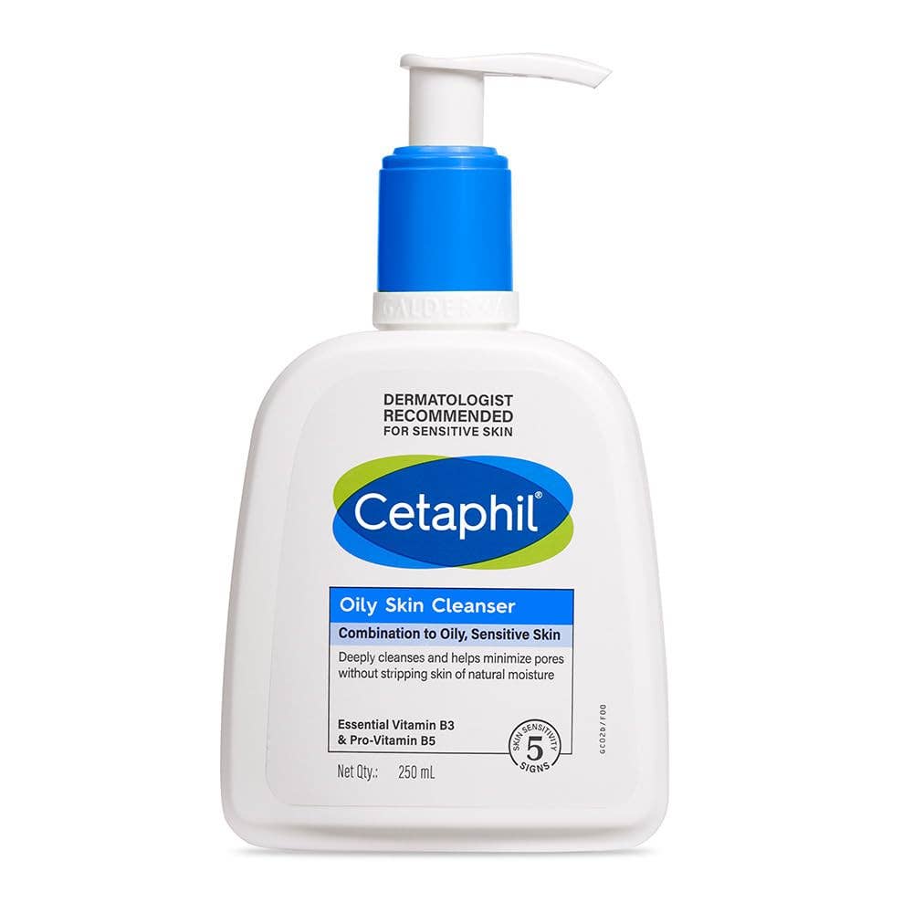 Cetaphil Oily Skin Cleanser , Daily Face Wash for Oily, Acne prone Skin , Gentle Foaming: 250 ml