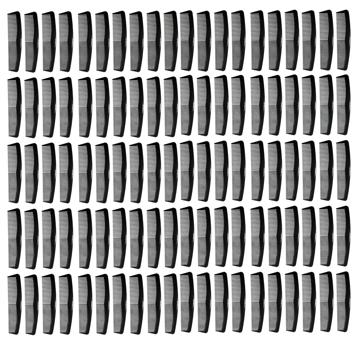 GENTS 144 Bulk Pack Pocket Combs Black