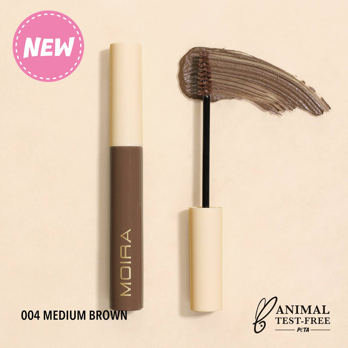 BROW DEFYING MASCARA: 004 Medium Brown