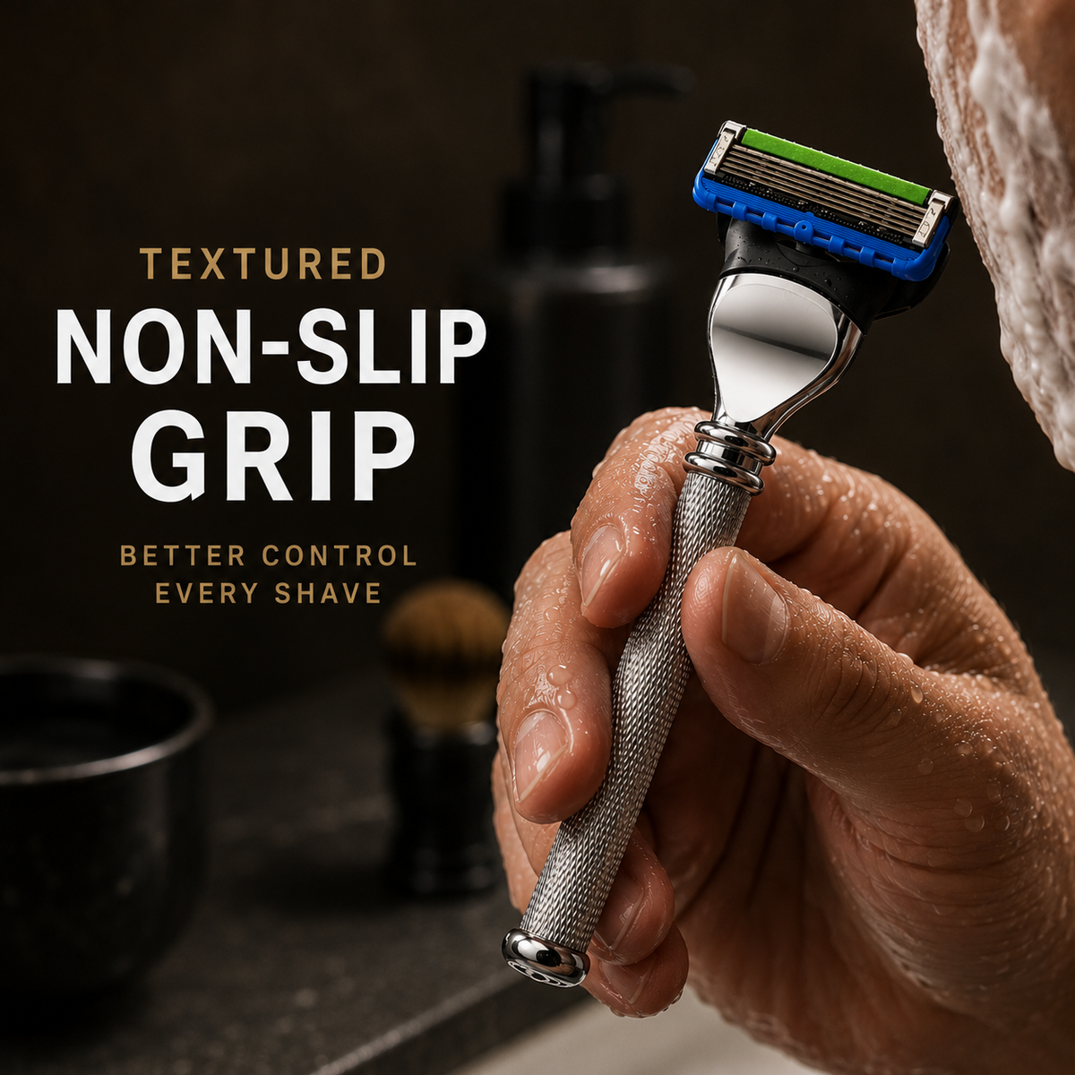 GENTS Fine Grooming Product Fusion Compatible Razor: Horn