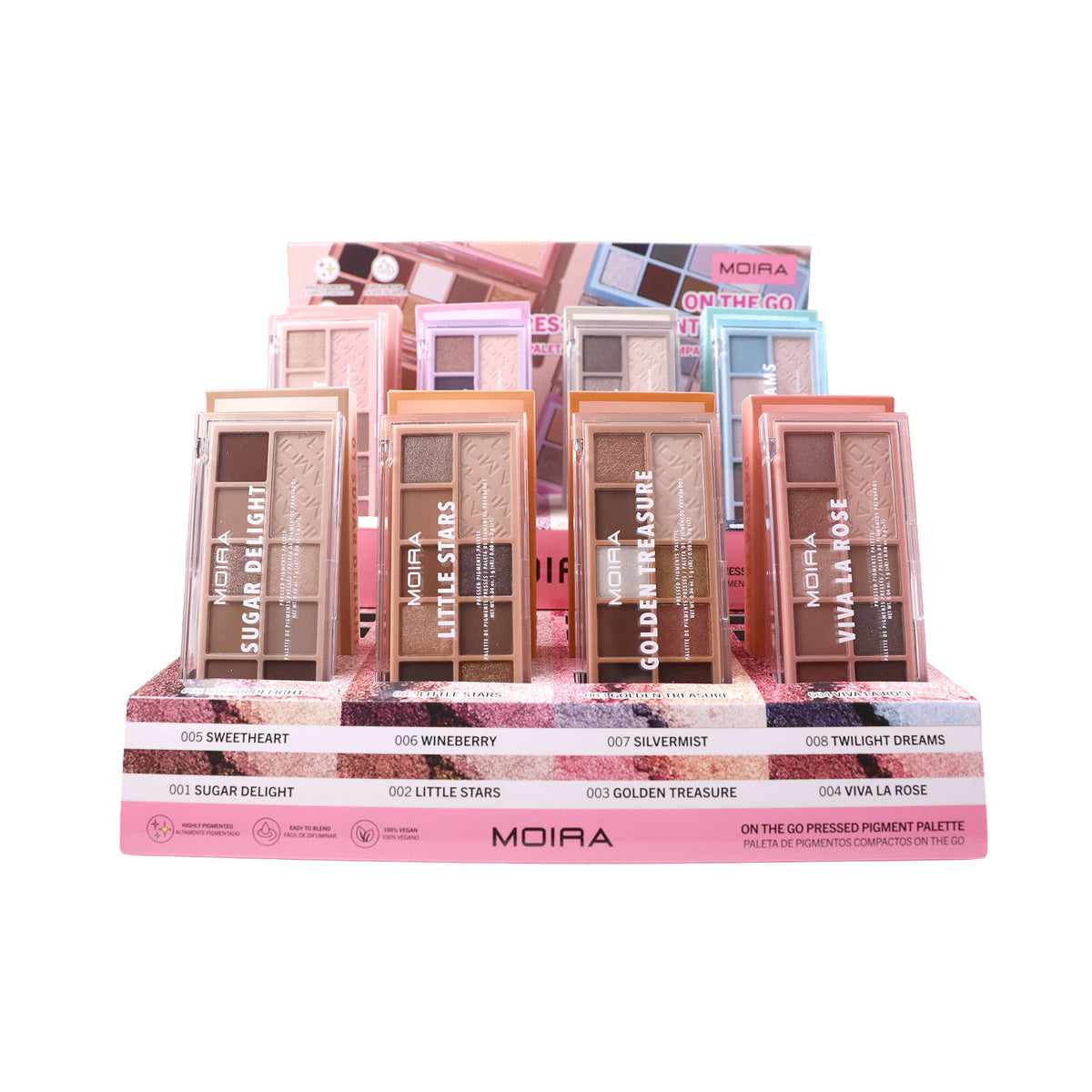 Makeup Display Pressed Pigment Palette