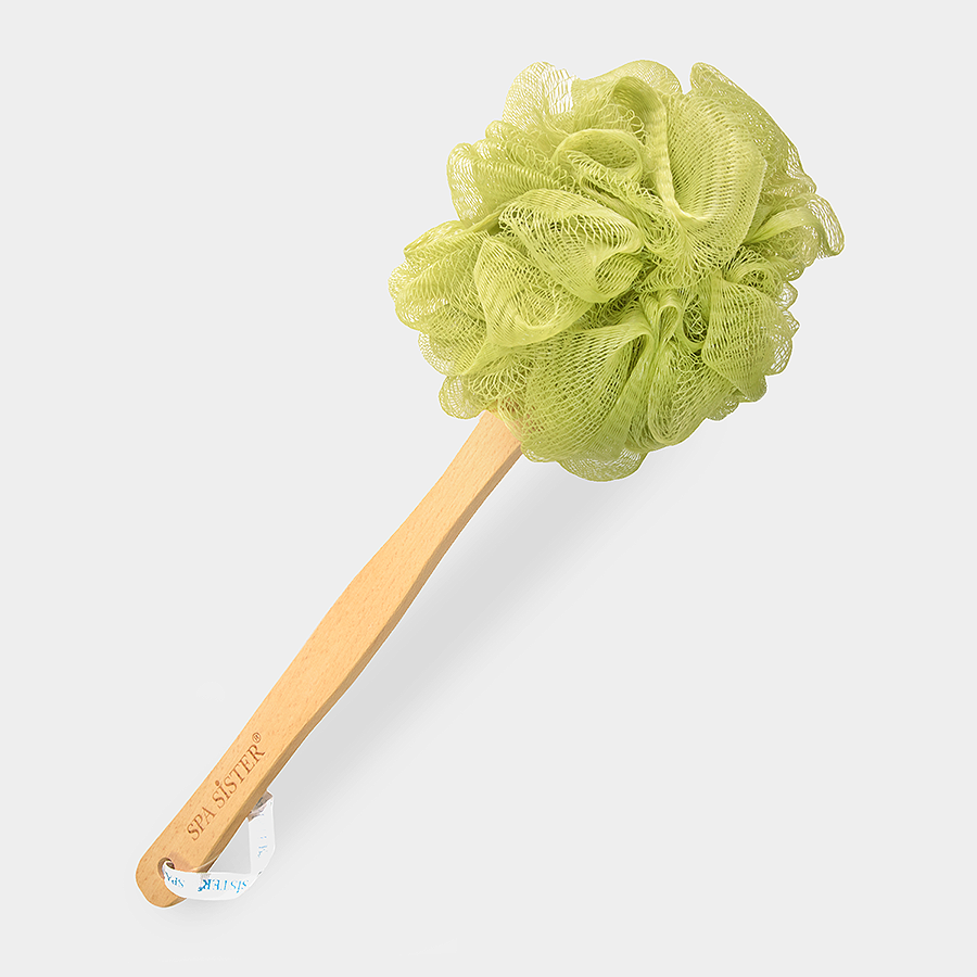 Net Sponge Stick (Beechwood): Green